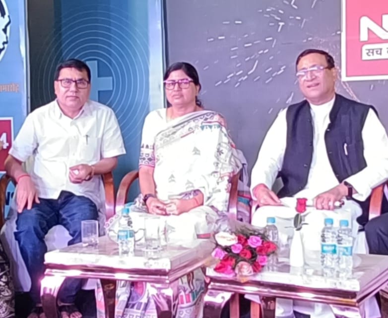 Dr. Madhurendu Pandey in Bihar Health Warrior Award Summit - NBC24 News 2023